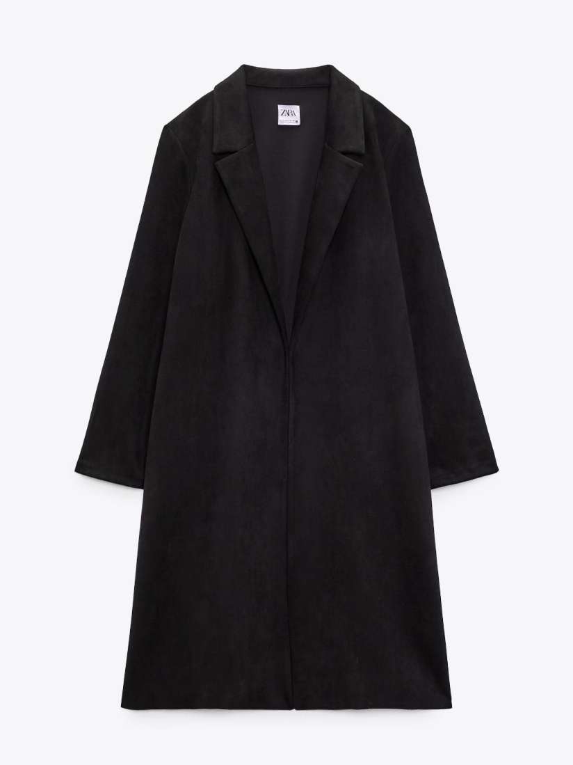 Buy ZARA Women Black Coat Coats for Women 31126606 Myntra