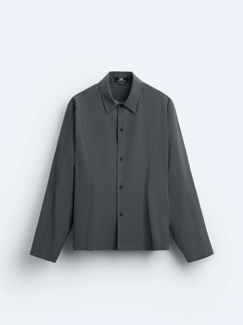 Buy ZARA Men Grey Shirts Shirts for Men 31131612 Myntra