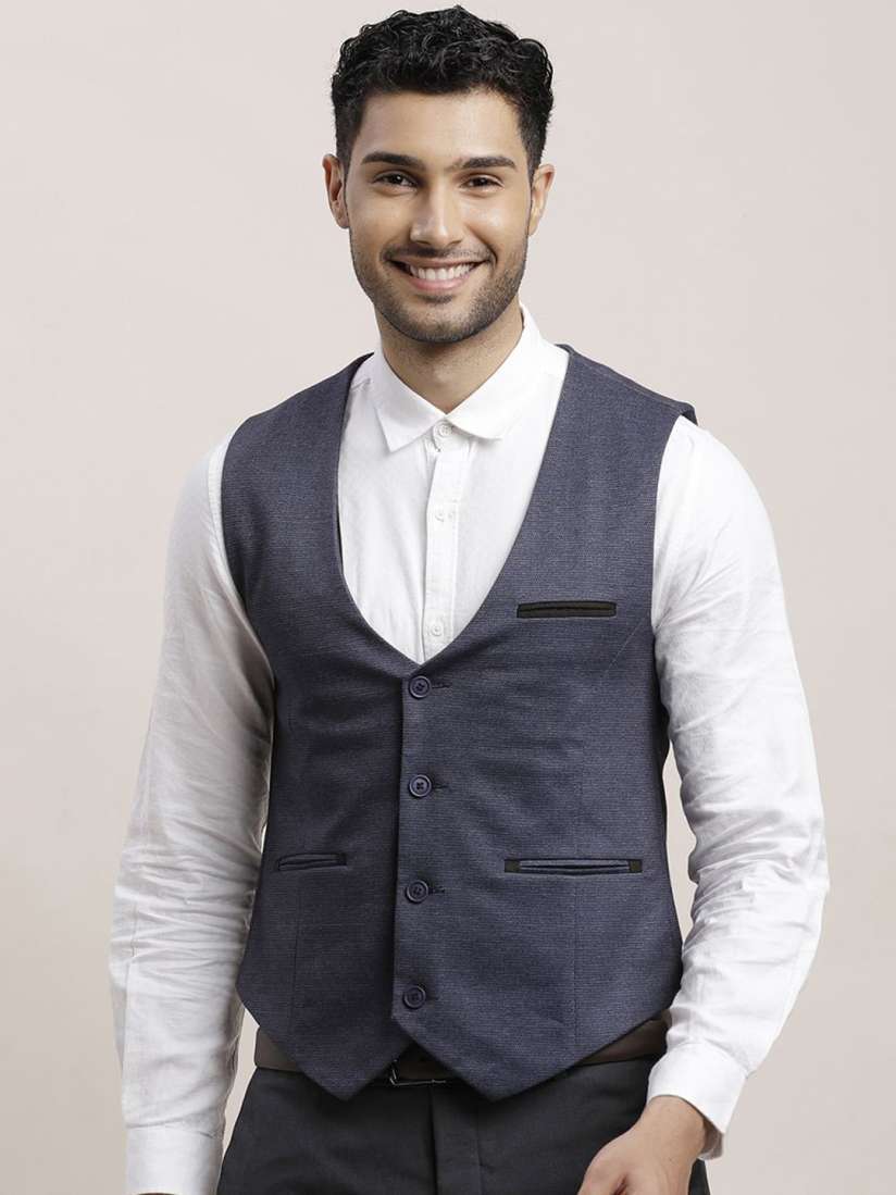 Waist coat casual on sale