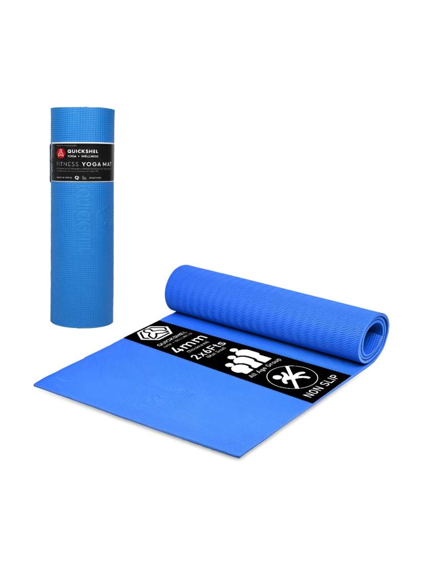 Buy QUICK SHEL Blue Anti Slip Yoga Mats Yoga Mats for Unisex 30859992 Myntra