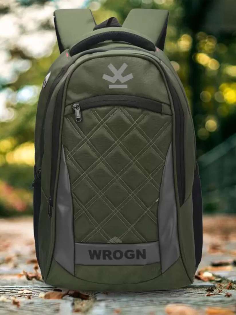 Geometric reflective backpack outlet