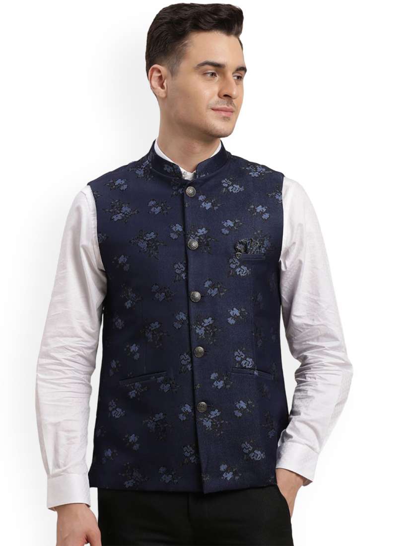 Buy Turtle Woven Design Pure Cotton Nehru Jacket Nehru Jackets for Men 30846720 Myntra