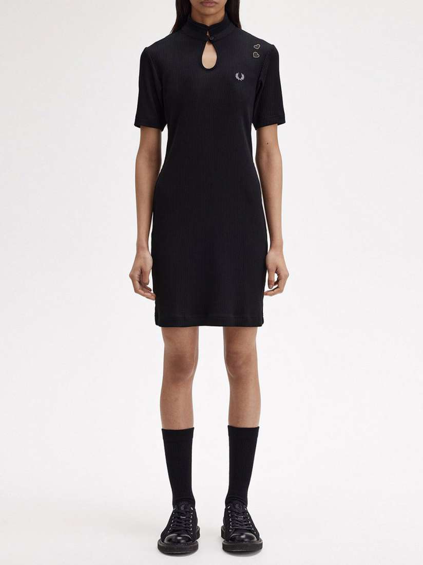 Buy Fred Perry Women Striped Keyhole Neck T shirt Dress Dresses for Women 30826040 Myntra