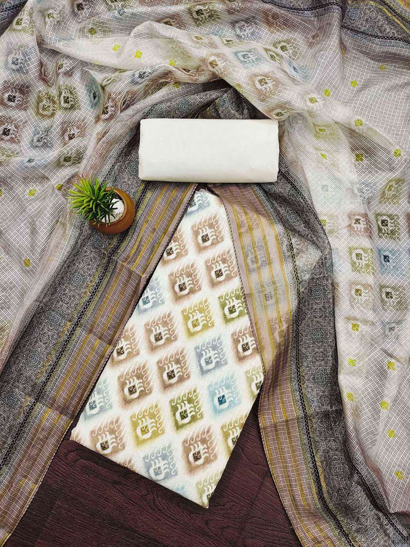 Myntra dress material cotton shop
