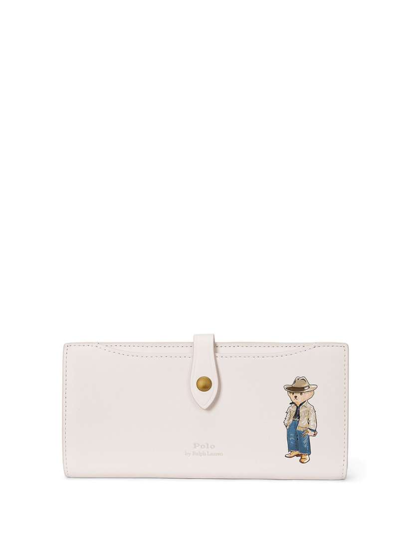 Buy Polo Ralph Lauren Women Polo Bear Leather Snap Wallet Wallets for Women 30827039 Myntra