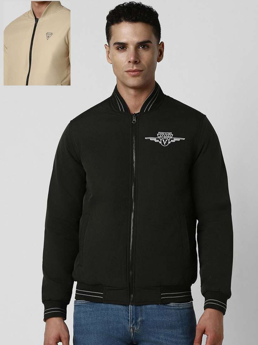 Buy Van Heusen Sport Men Cotton Reversible Bomber Jacket Jackets for Men 30873898 Myntra