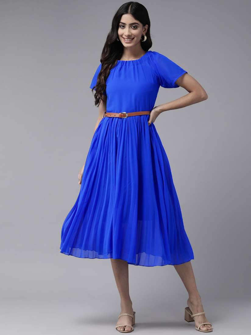 Peplum dress myntra top