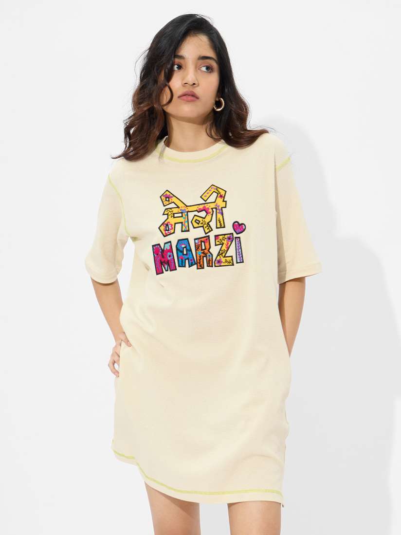 Souled store t shirt dress discount