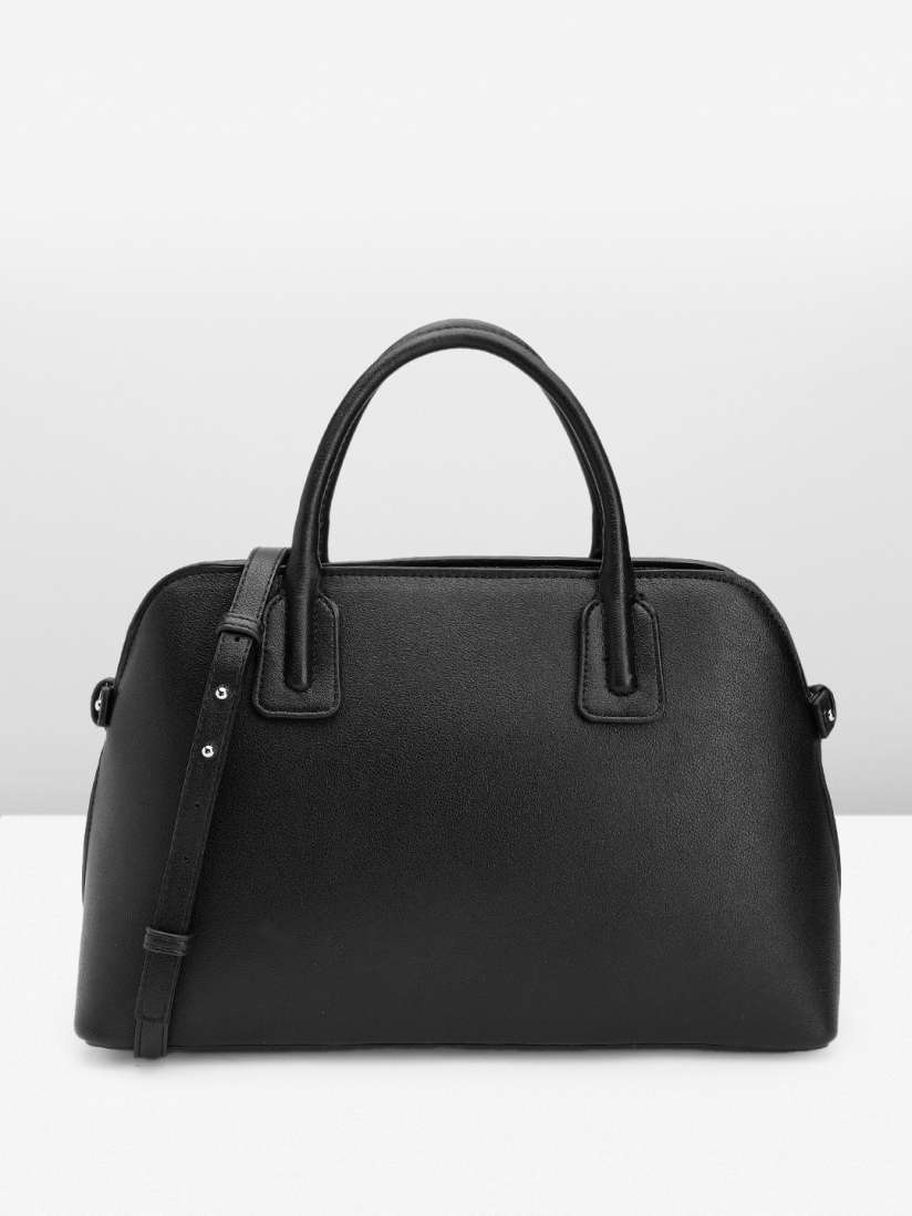 Buy MANGO PU Bowling Handheld Bag Handbags for Women 30543789 Myntra