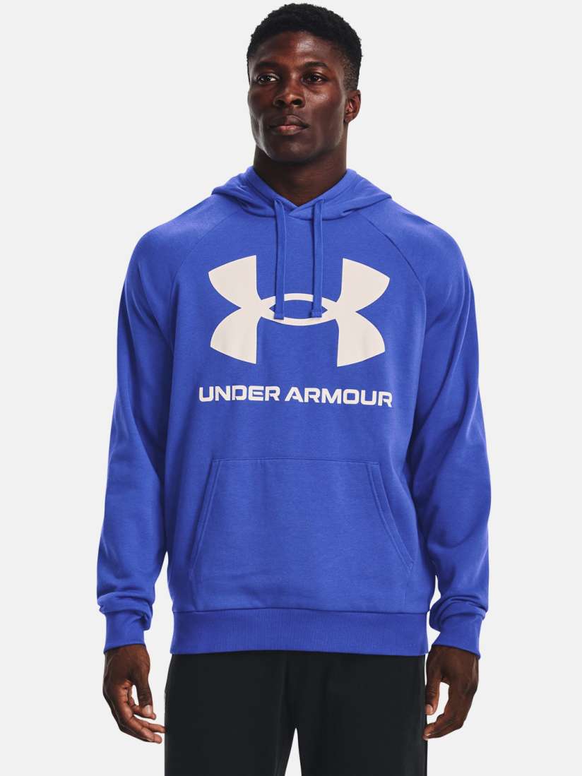 Buy UNDER ARMOUR Rival Fleece Logo Printed Hooded Sweatshirt Sweatshirts for Men 25542886 Myntra