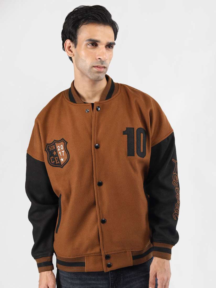 Buy CHKOKKO Men Running Sporty Winter Wear Jacket with Patchwork Jackets for Men 30887665 Myntra