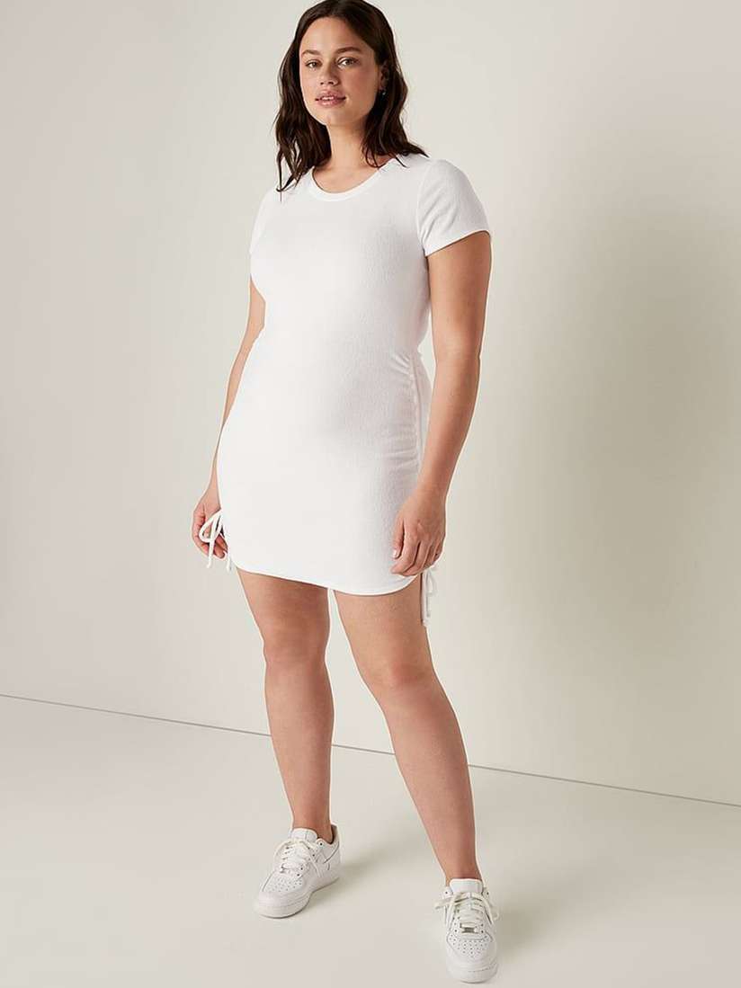 ruched side t shirt dress Ruched Bodycon Dress T Shirt Dress With Ruched Sides Shop T Shirt Dress With Ruched Sides Outlet Online