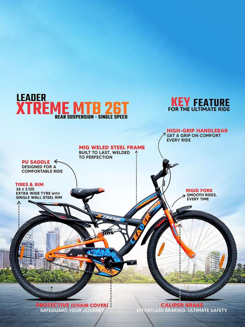 Cycle Leader Xtreme 26t Ibc Rear Suspension Buy LEADER Xtreme MTB