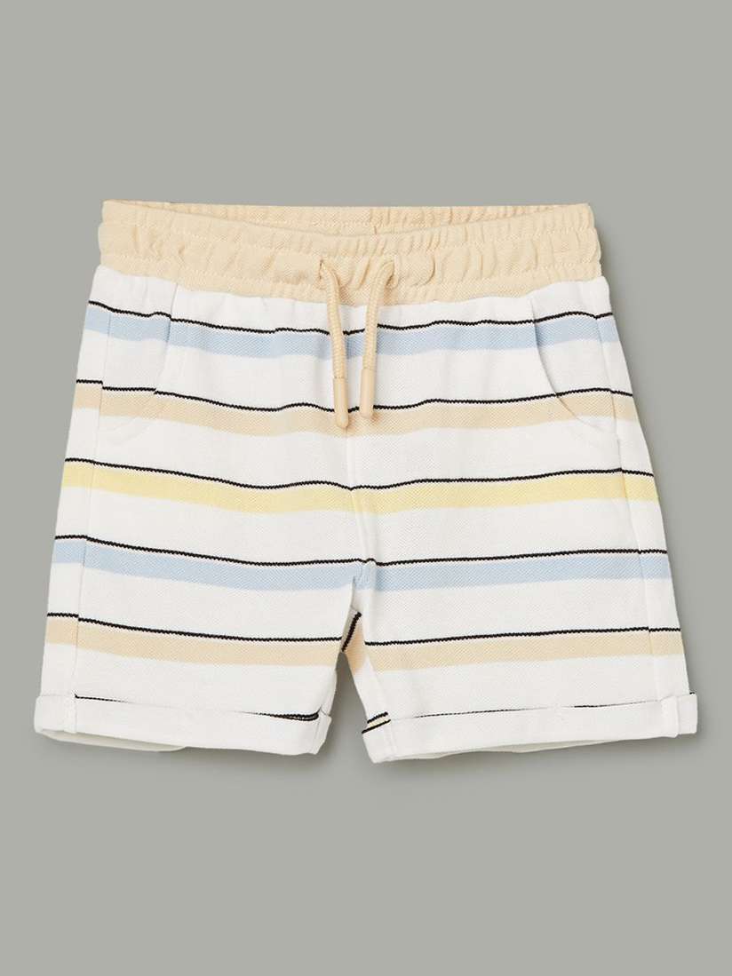 Juniors by Lifestyle Boys Cotton Striped Shorts