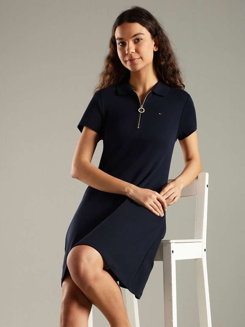 Tommy Hilfiger Shirt Coller T-shirt Dress