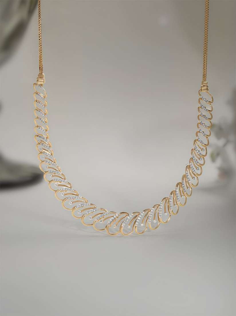 Tanishq Gold Necklace Set Mia Jewelry Online Tanishq Jewellery Buy