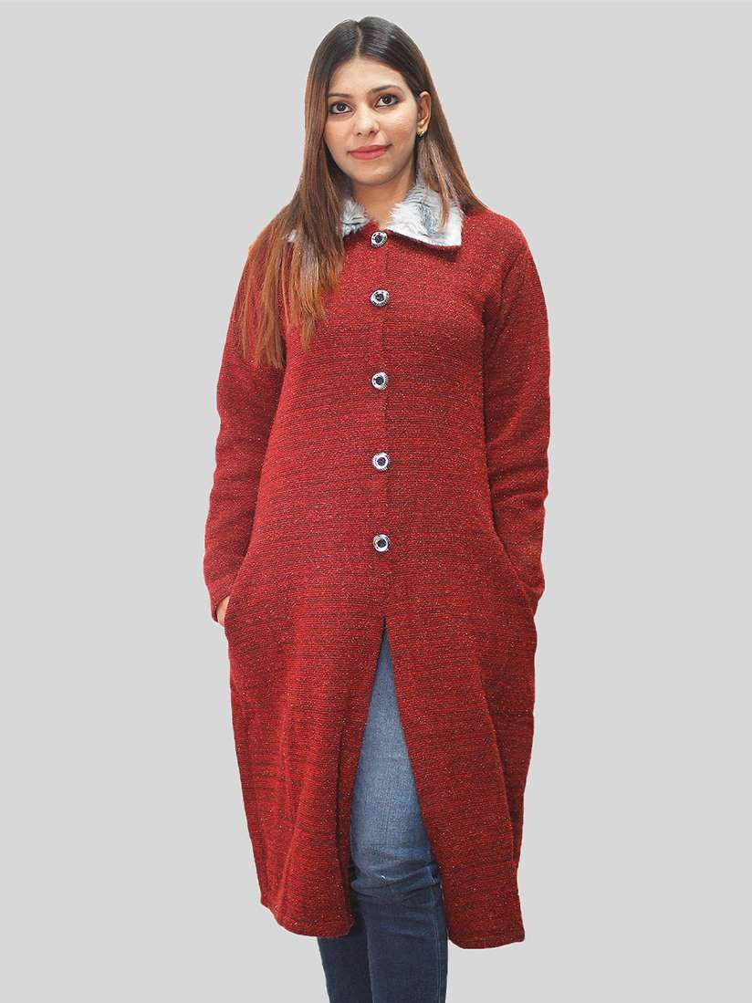 Cardigan Sweaters Tigi Cardigan HAUTEMODA Women Shirt Collar