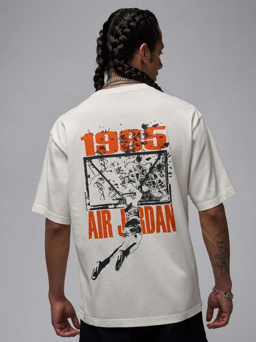 ★ Nike★ Jordan Brooklyn Oversized Graphic T-Shirt M Off N Air Jordan Brooklyn Oversized Graphic Tee