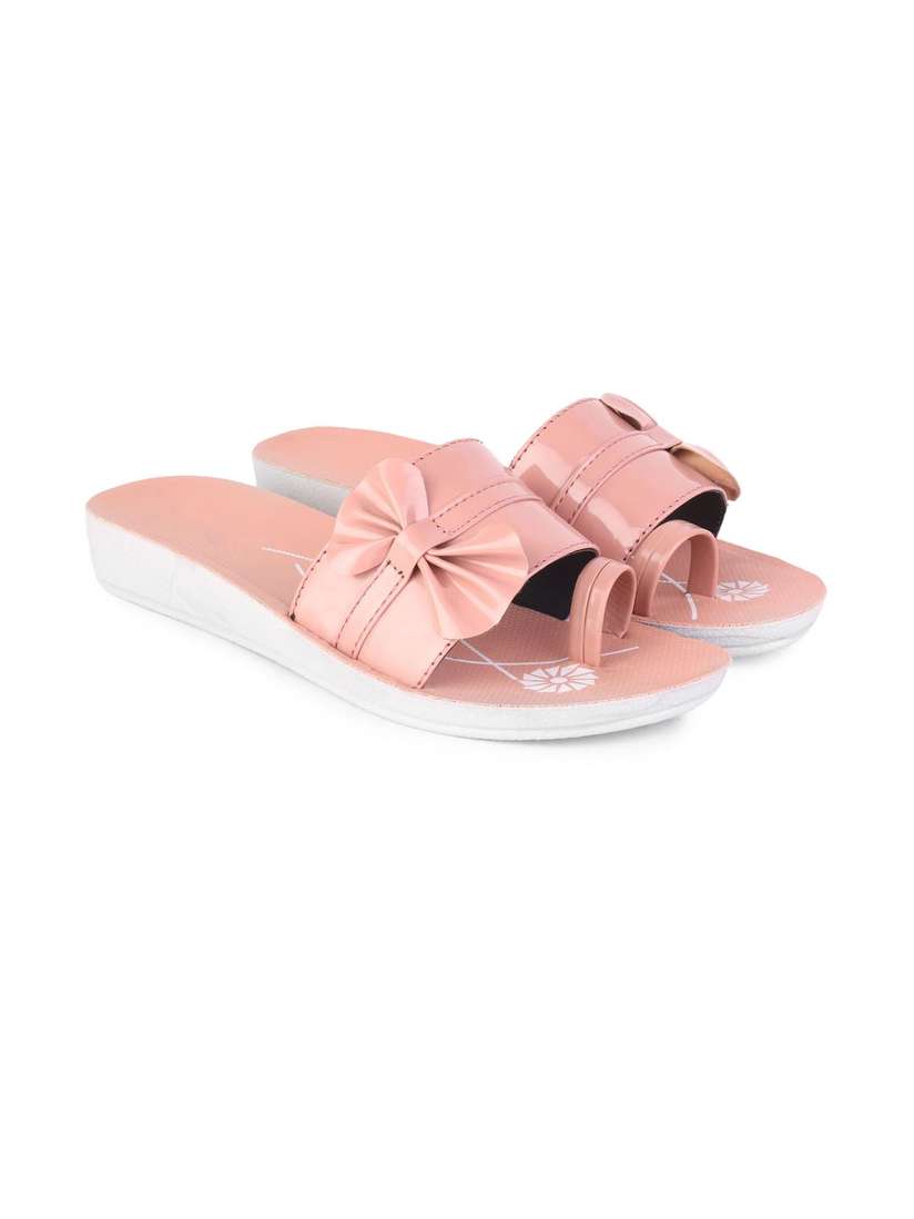 Buy DRACKFOOT Women Thong Flip-Flops With Sandals With Bow Flip