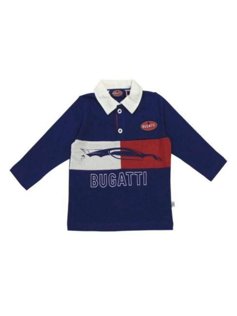 Buy Bugatti Boys Typography Printed Polo Collar Applique T-shirt