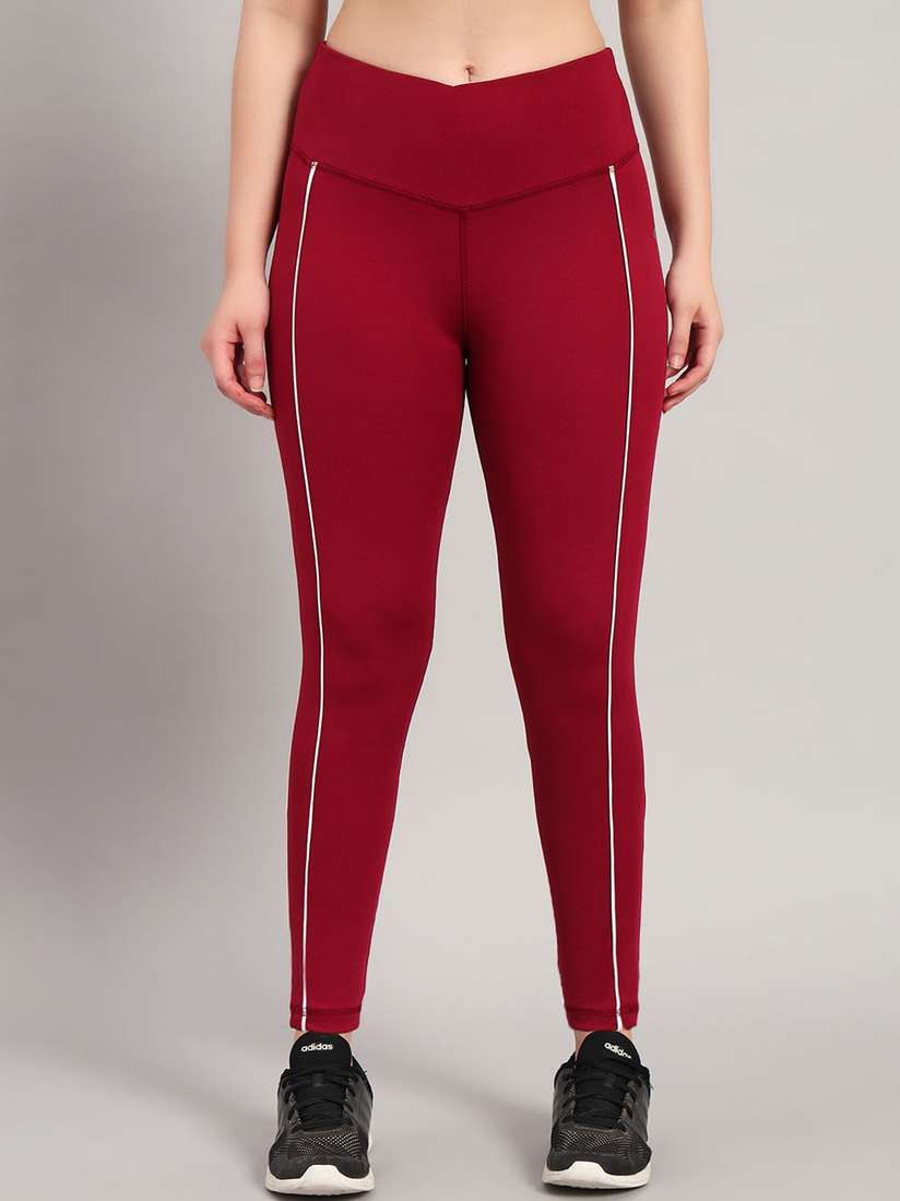 Myntra High Waist Tights Fitness CLOTHWIK COLLECTION High-Rise