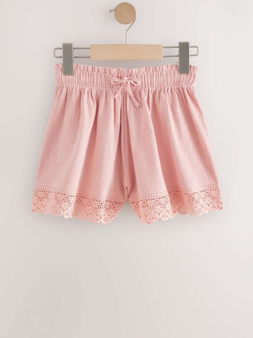 NEXT Girls Lace Trim Shorts