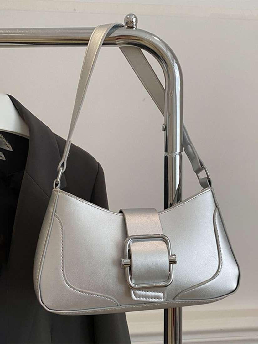 Buy LULU SKY Structured Front Flap Shoulder Bag Handbags for