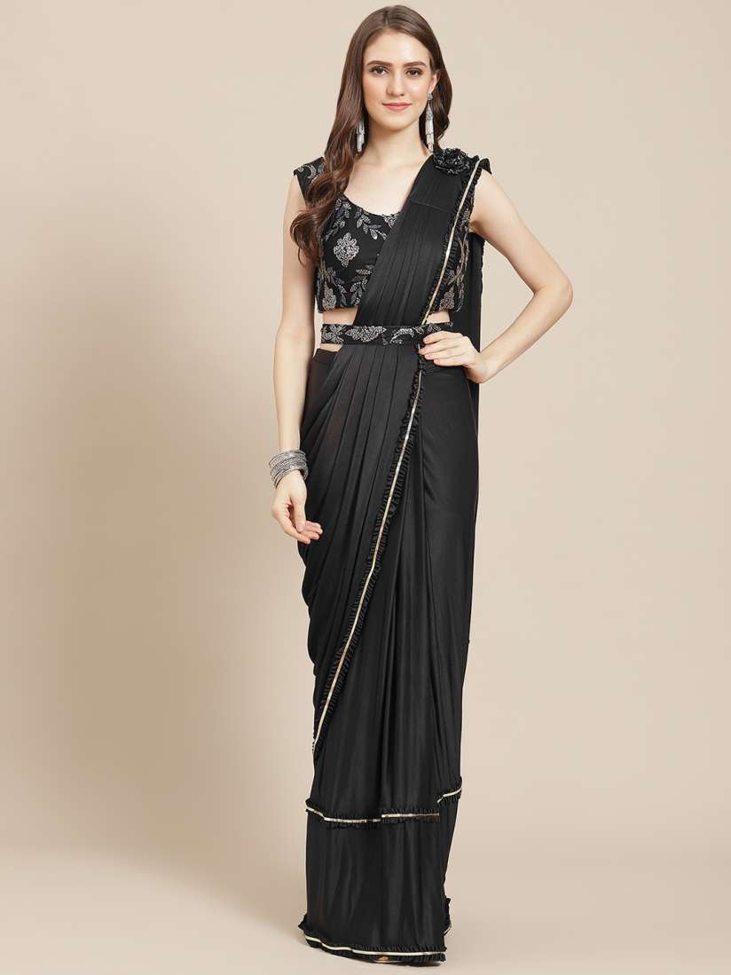 Saree gown myntra best sale