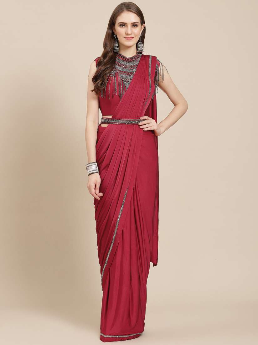 Myntra saree gown discount