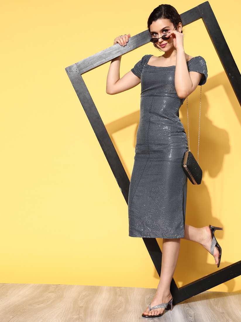 Shimmer dress myntra on sale