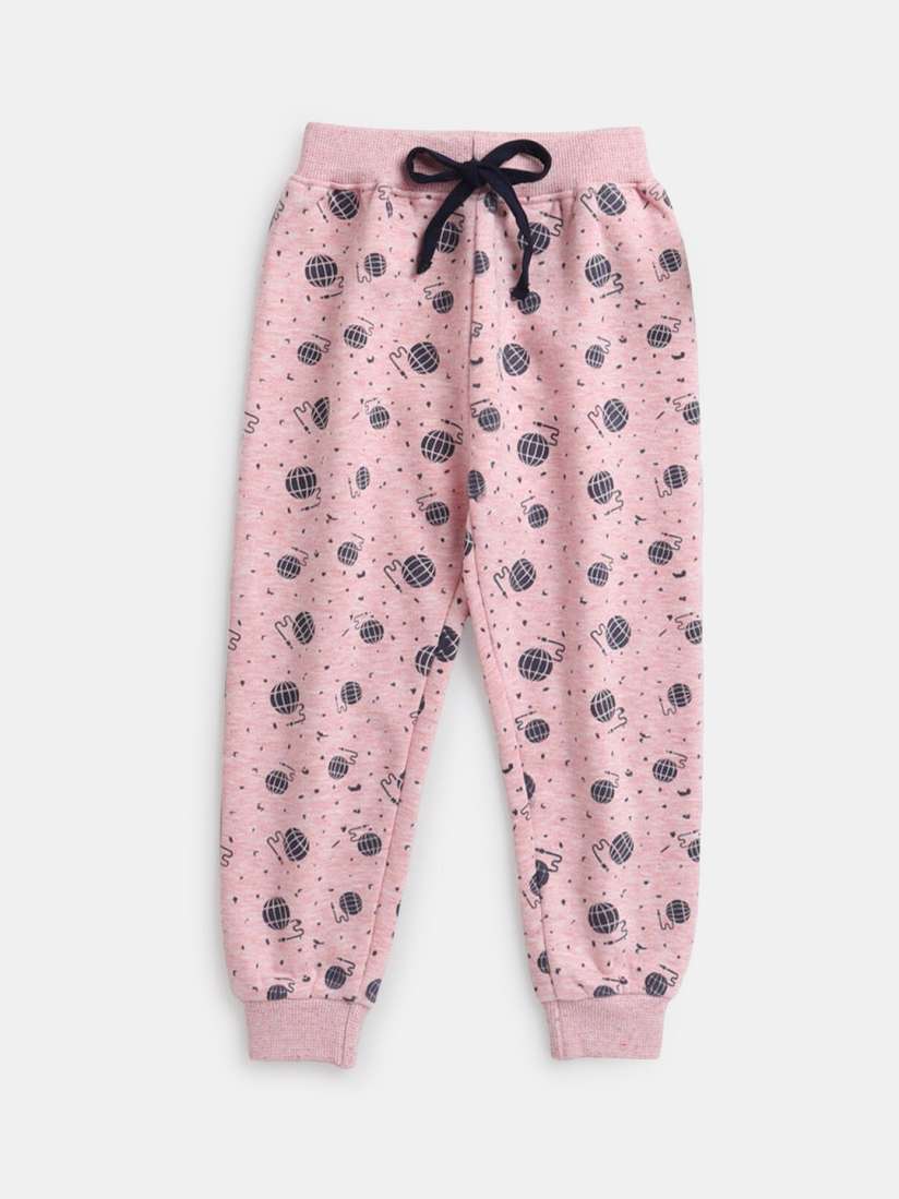 Buy Hopscotch Boys Pink Graphic Printed Cotton Joggers Track Pants for Boys 20260606 Myntra