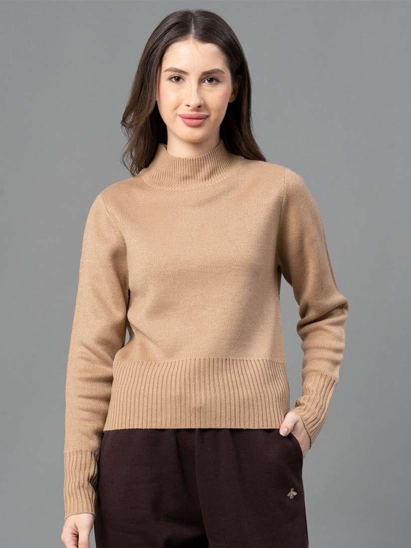 Buy Mode by Red Tape Women Beige Sweater Sweaters for Women 20267884 Myntra