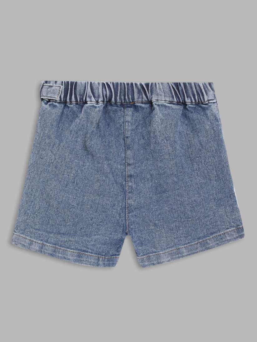 Buy Blue Giraffe Girls Blue Solid A Line Denim Skirt Skirts for Girls 20269674 Myntra