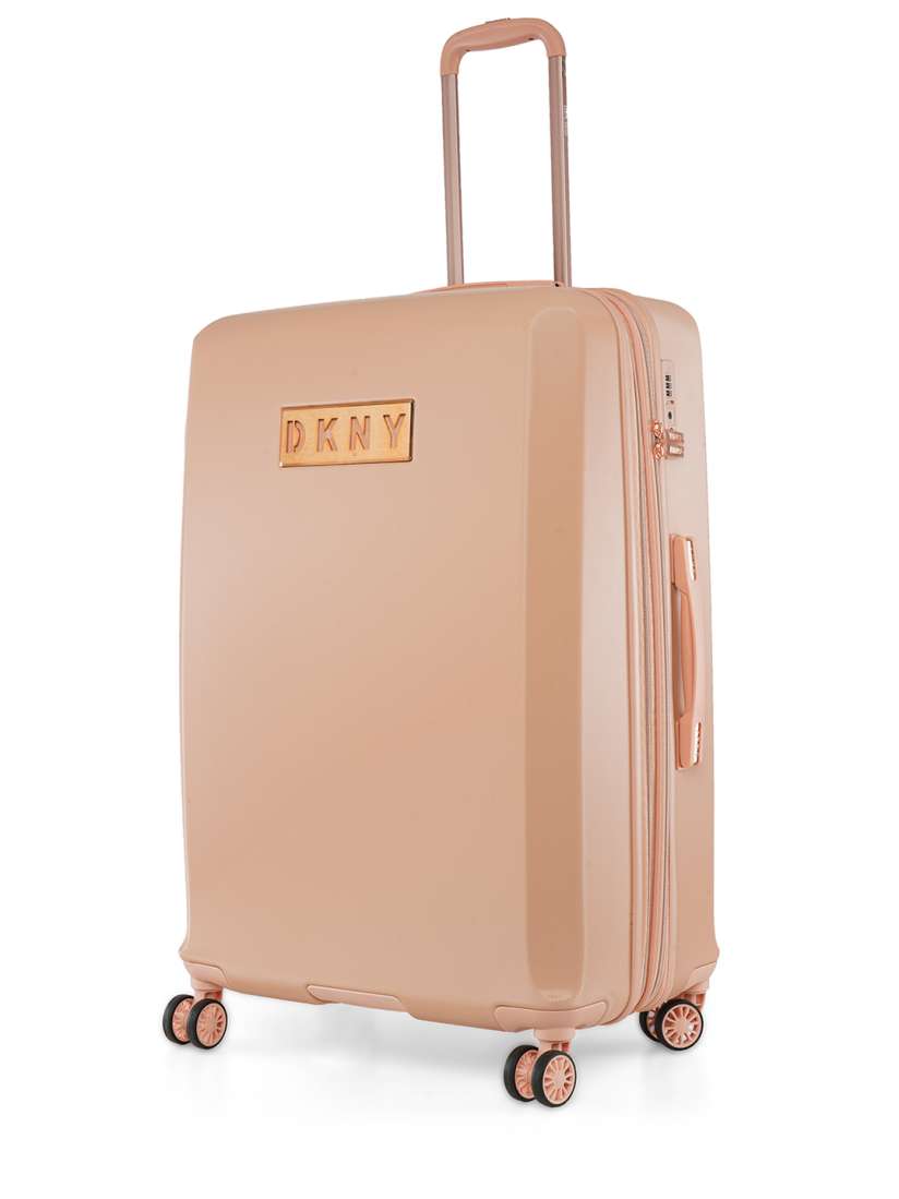Buy DKNY ALCHEMY Pink Solid Hard Sided Large Trolley Suitcase Trolley Bag for Unisex 20272766 Myntra