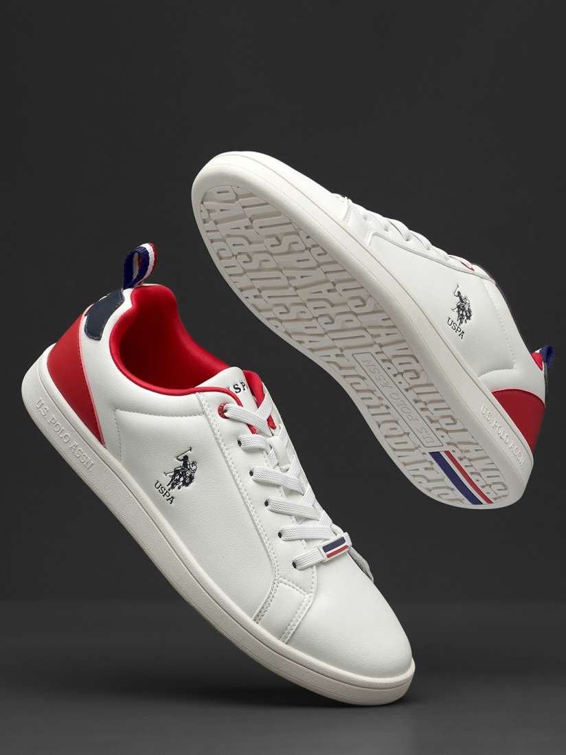 White red shoes store