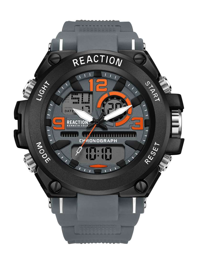Buy REACTION KENNETH COLE Men Grey Dial Grey Straps Analogue and Digital Watch KRWGP9008102 Watches for Men 20283290 Myntra