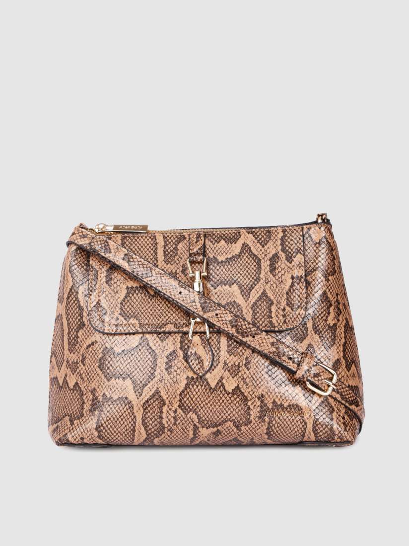 Buy Allen Solly Brown Snake Print Sling Bag Handbags for Women 20295156 Myntra
