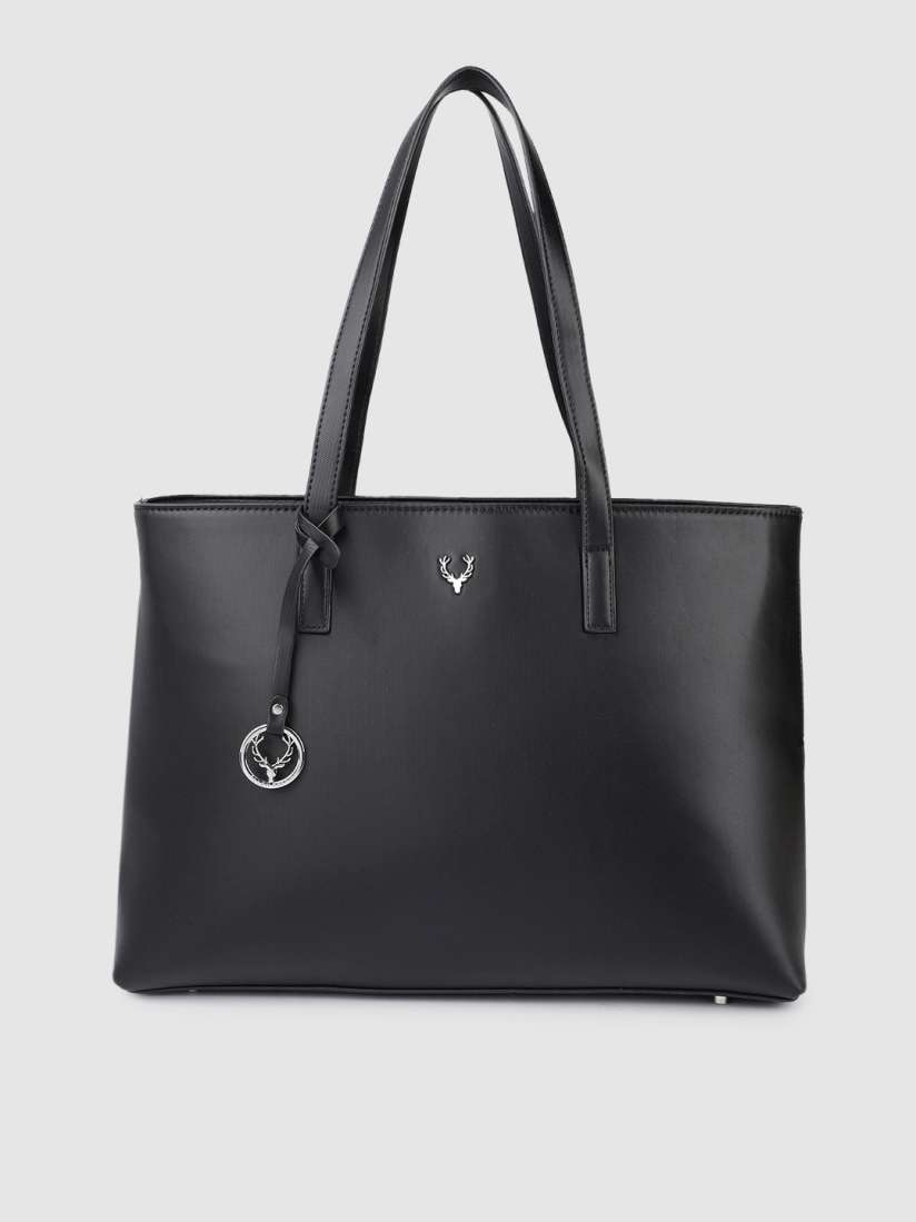 Buy Allen Solly Black Oversized Structured Shoulder Bag Handbags for Women 20295194 Myntra