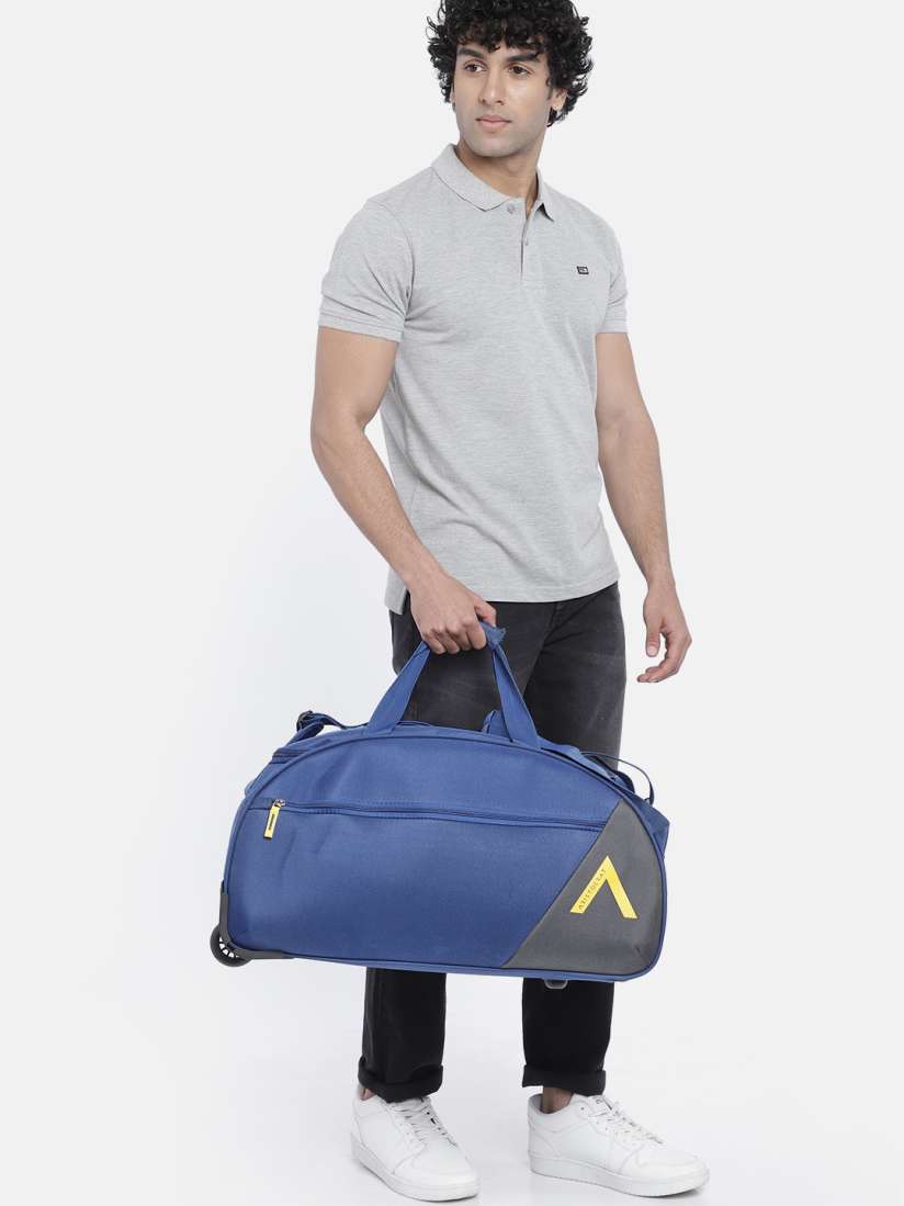 Buy Aristocrat Blue Spark Large Duffle Bag Duffel Bag for Unisex 20295414 Myntra