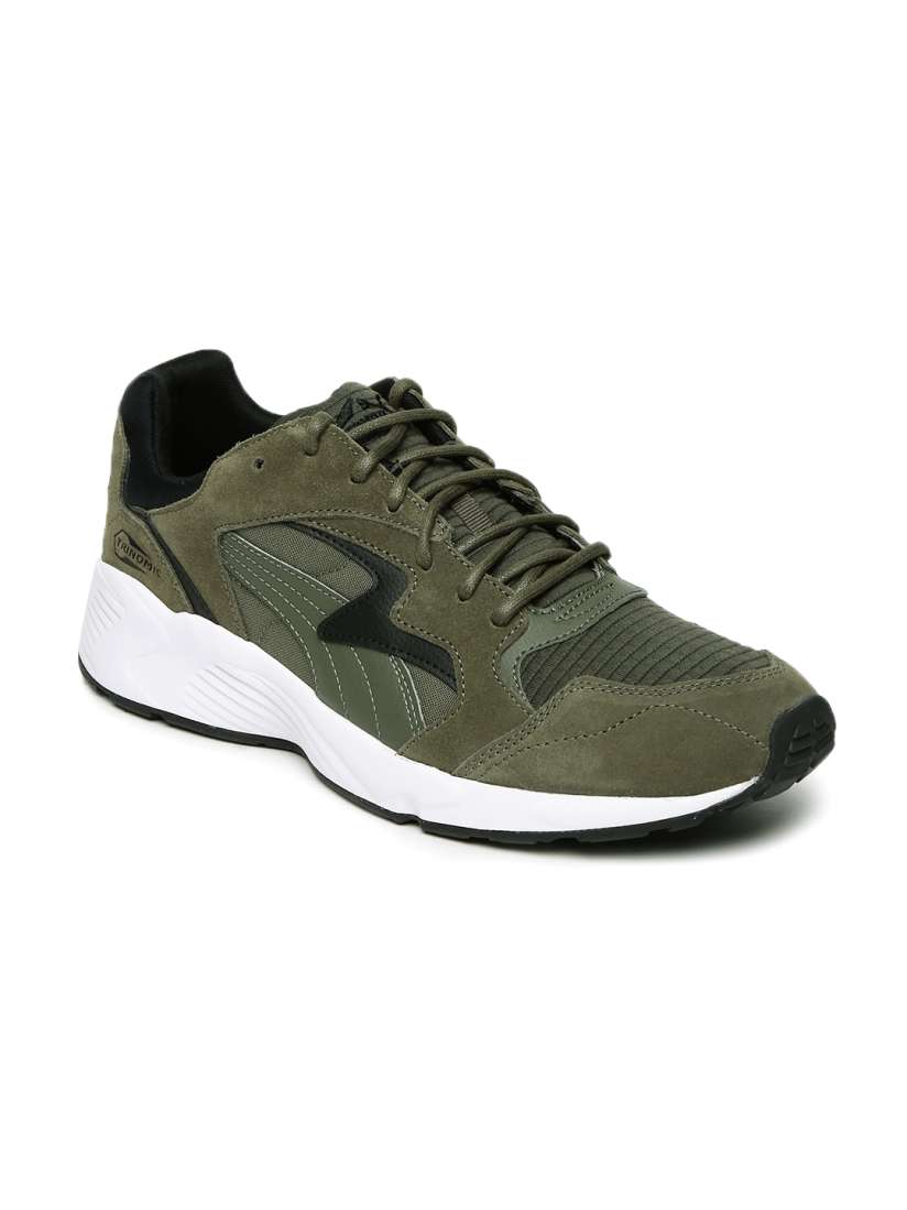 Buy Puma Unisex Olive Green Prevail Hypernature Suede Sneakers Casual Shoes for Unisex 2030543 Myntra