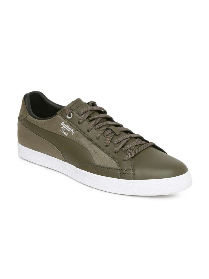 Buy Puma Men Olive Green Match Vulc 2 Quilted Sneakers Casual Shoes for Men 2030544 Myntra