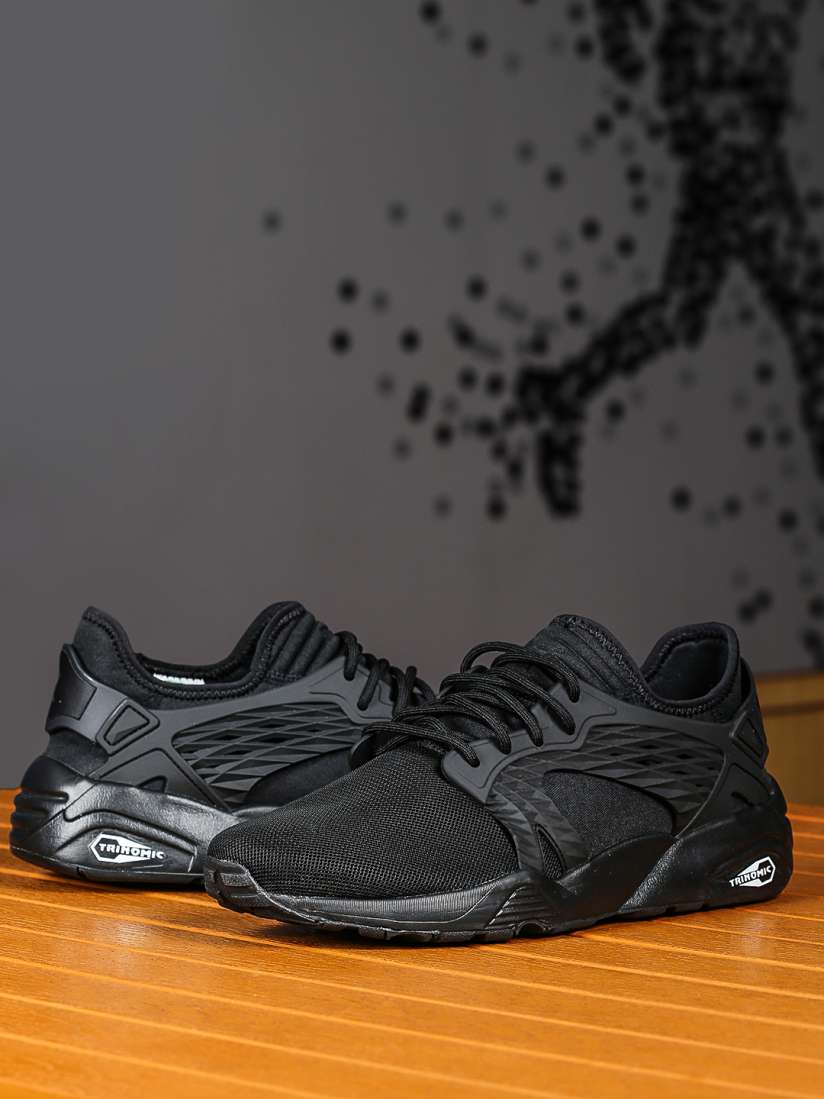 Buy Puma Men Black Blaze Cage Mono Sneakers Casual Shoes for Men 2030552 Myntra