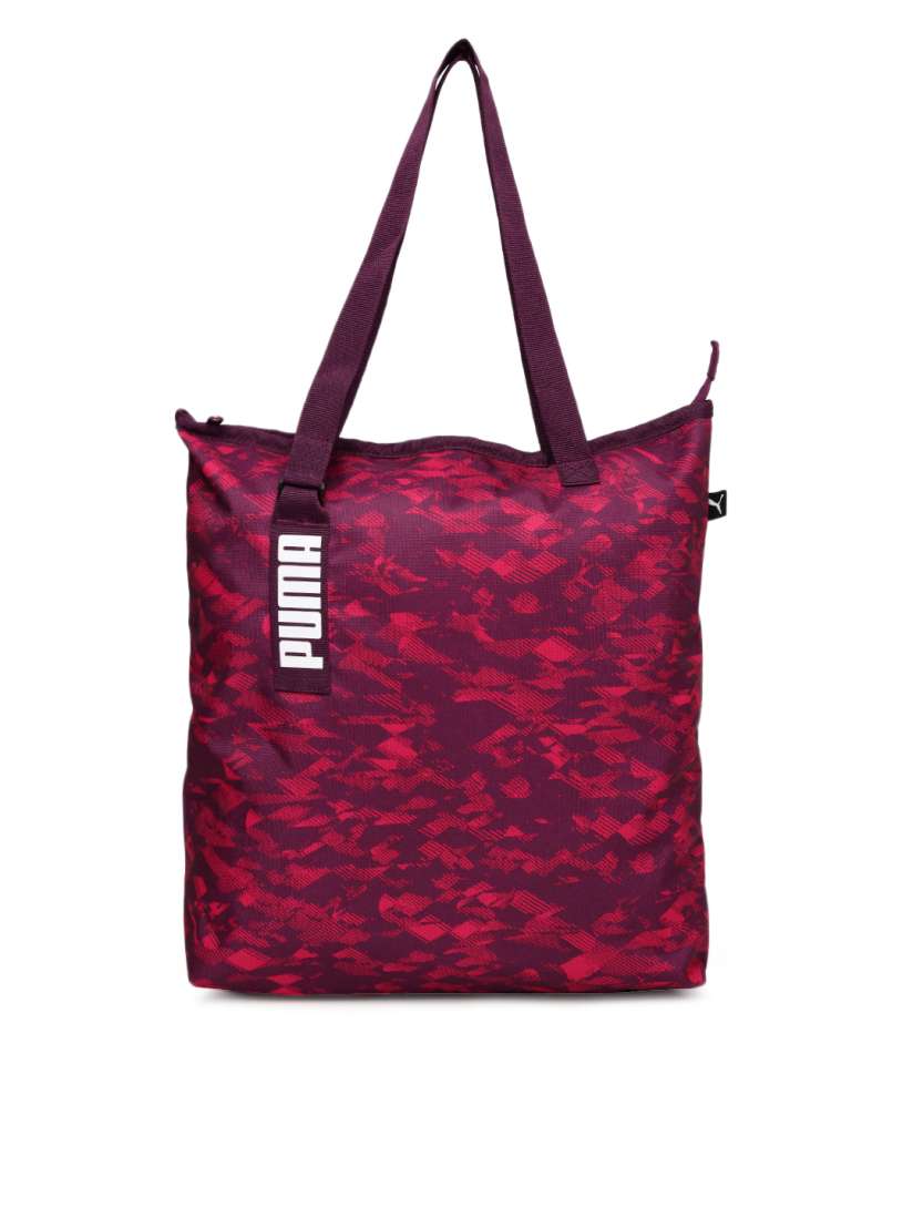 Buy Puma Purple Printed Core Active Shoulder Bag Handbags for Unisex 2030596 Myntra