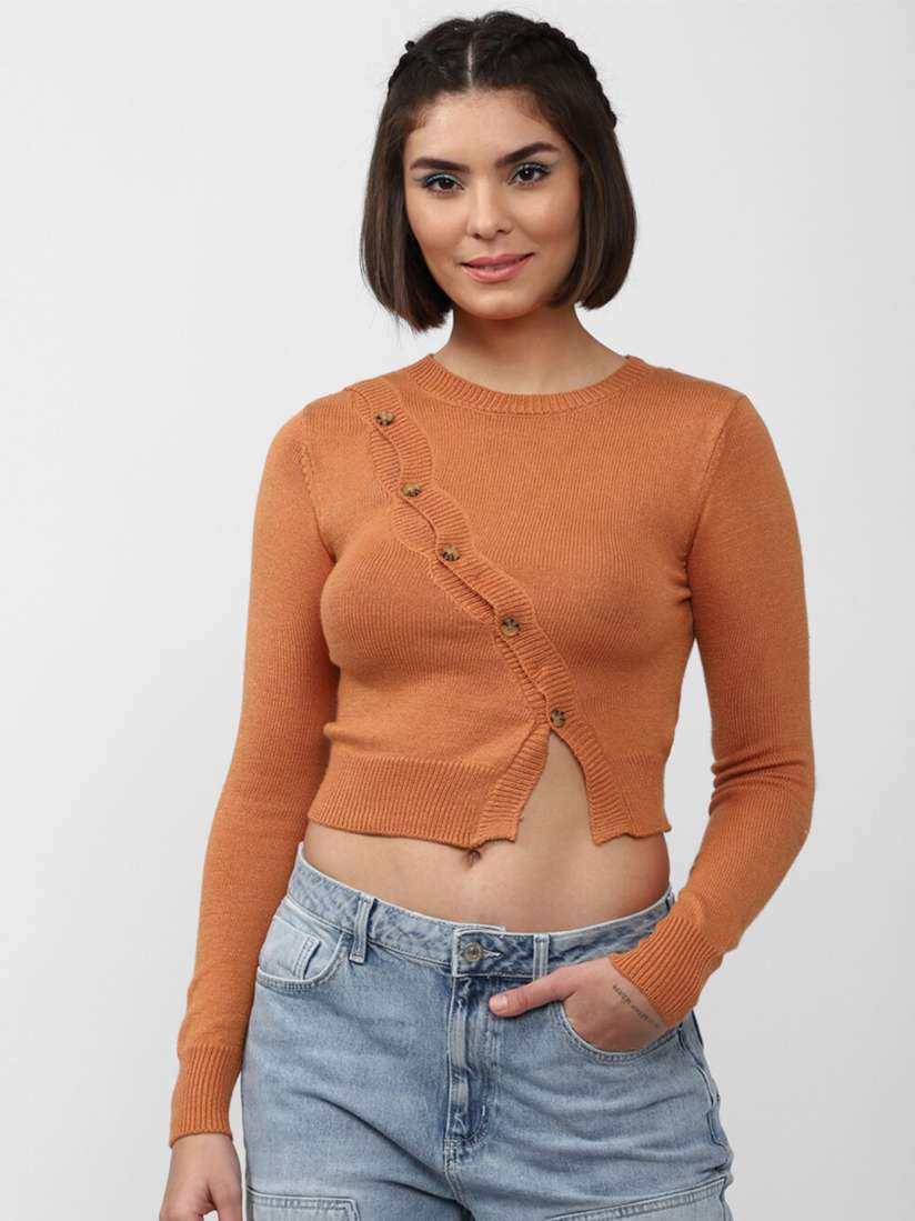 Forever 21 orange cardigan deals