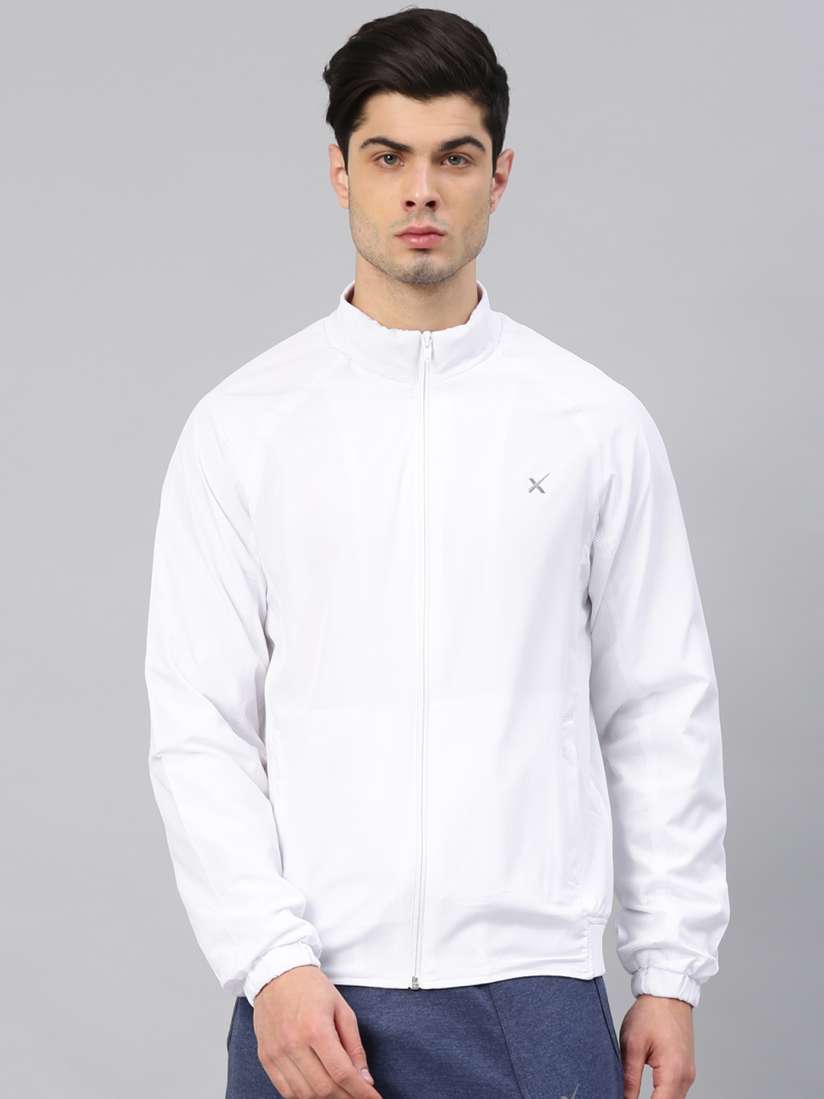 Hrx white jacket top