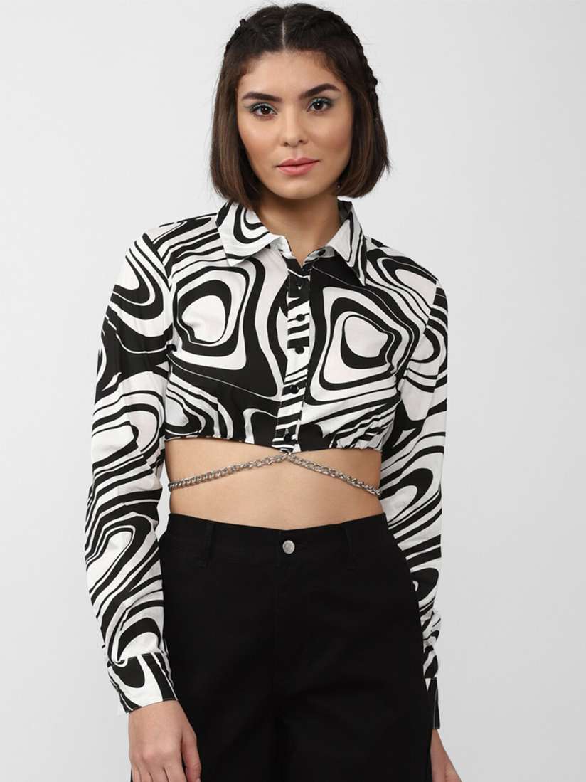 Animal print tops forever 21 sales
