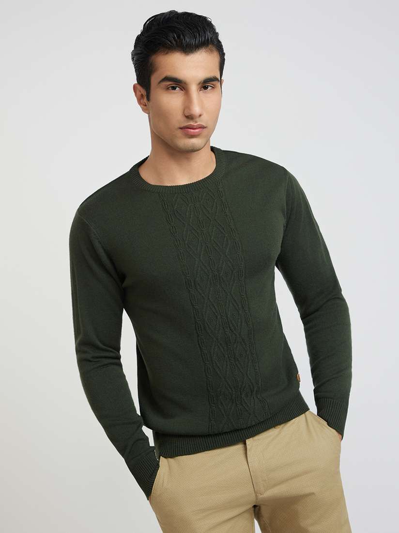Cable Knit Raymond Sweater Price Raymonds Round Neck