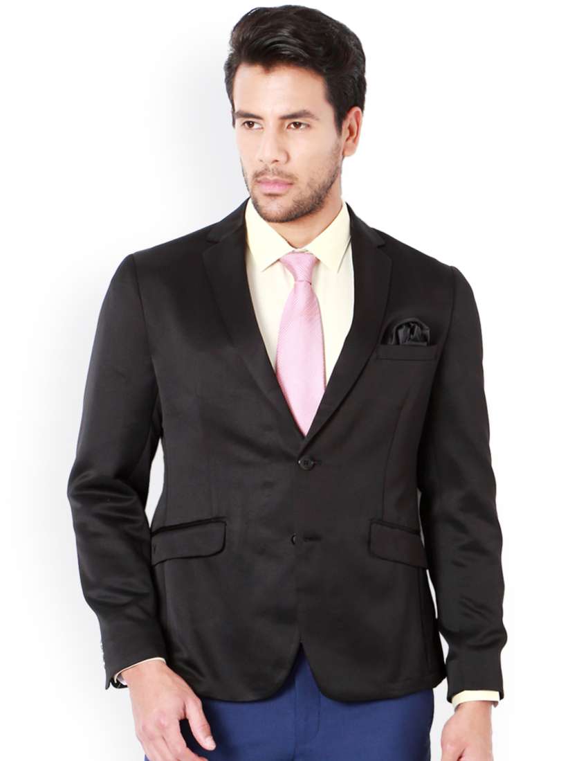 Van heusen black blazer cheap