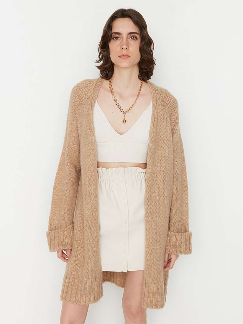 Myntra long cardigan 2025