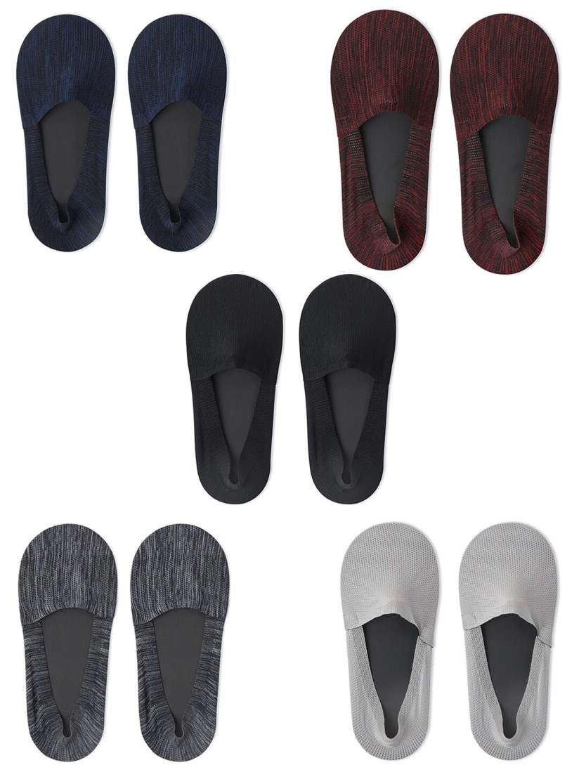 Buy TOFFCRAFT Men Pack Of 5 Solid Loafer Socks Socks for Men 20322234 Myntra